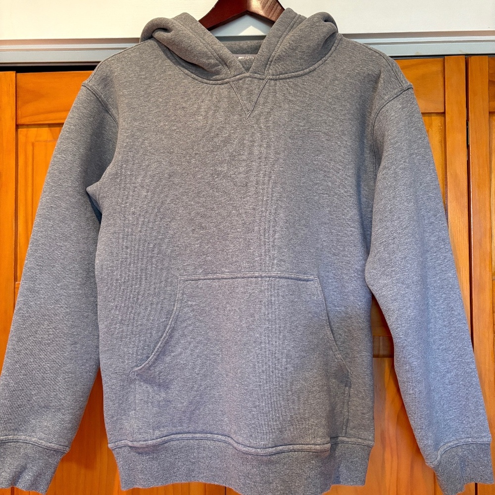 Lululemon All Yours Hoodie Core Heathered Medium Gray Size 6, Fleece Lined